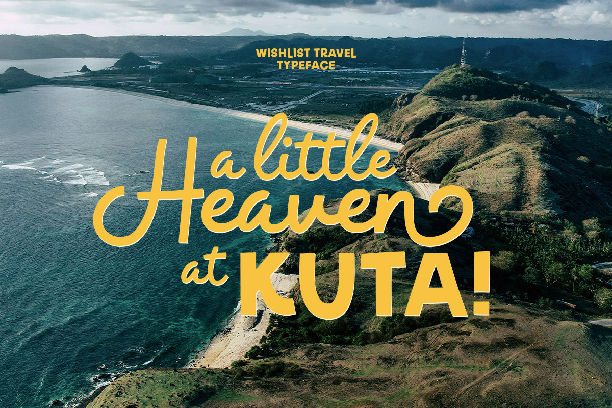 Wishlist Travel - Handmade Font Duo, a Script Font by Sarid Ezra (Photo 2 of 9)