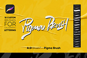 Procreate Lettering Bruhes, a Brush Add-On by n.A Studio (Thumbnail 4 of 9)