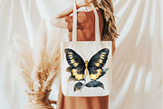 Black and Gold Tropical Clipart, an Illustration by Pixels.Craft (Thumbnail 4 of 7)