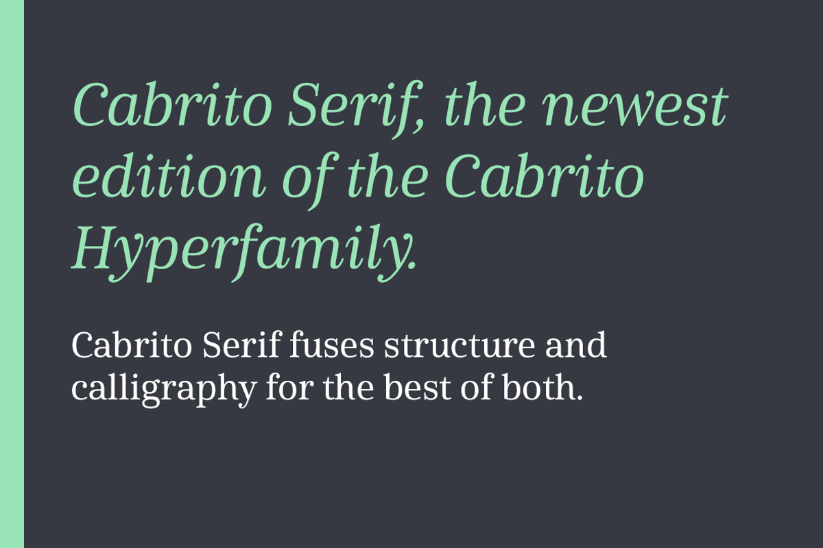 Cabrito Serif, a Serif Font by insigne (Photo 4 of 5)