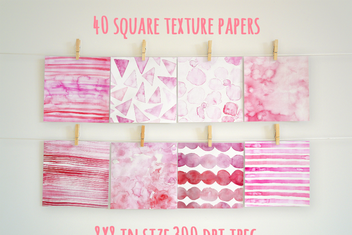 Watercolor Giftbox - February Deal, a Texture Graphic by Sinziana Romanescu (Photo 9 of 21)
