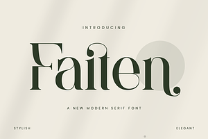 Faiten - Modern Serif Font