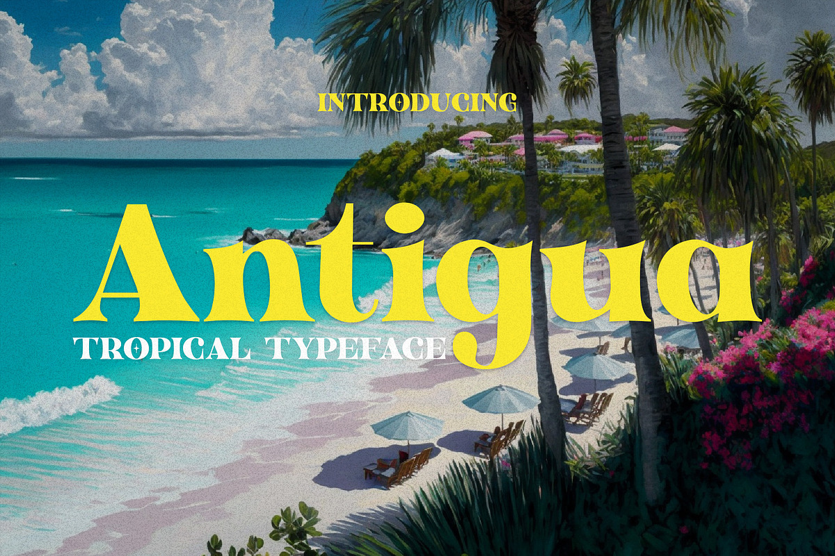 Antigua - Tropical Display, a Serif Font by HipFonts (Photo 11 of 11)