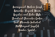 Aveniqueacl - Modern Script Typeface, a Font by Indotype Foundry (Thumbnail 5 of 10)
