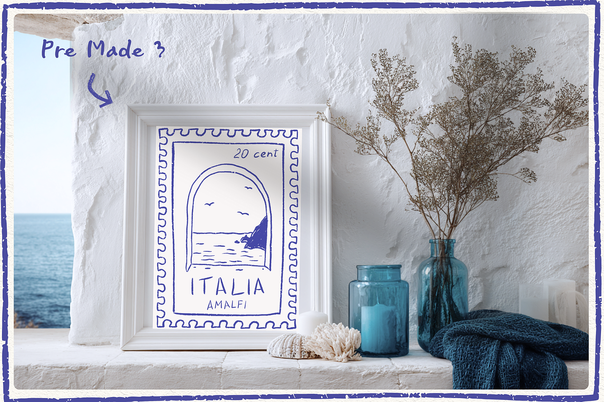 Whimsical Coastal Italy Vibe 120+, an Object Graphic by VectoriyA (Photo 8 of 12)