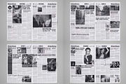 Newspaper Design Bundle - 6 in One, a Magazine Template by Miyaji75 (Thumbnail 10 of 13)
