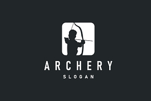 simple archer logo design simple, a Branding & Logo Template by Maylianaw28