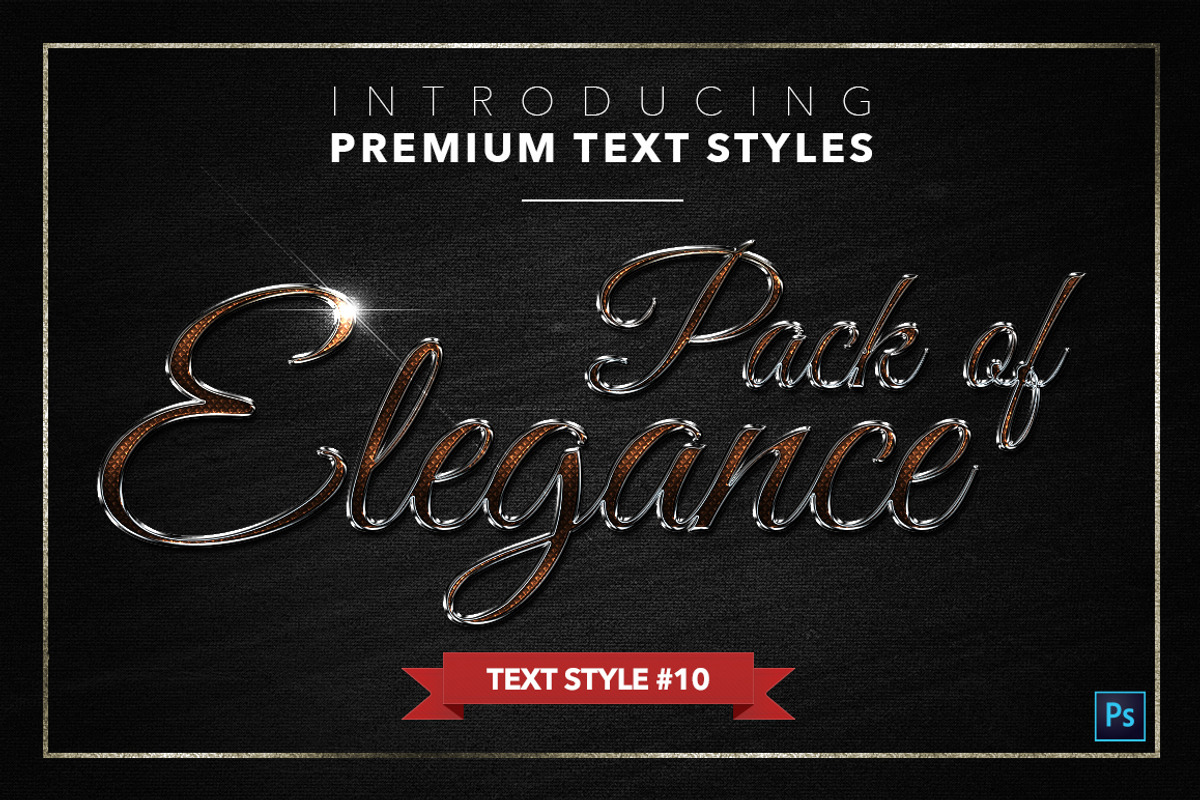 Elegance #1 - 15 Text Styles, a Layer Style Add-On by Jonas Stensgaard (Photo 11 of 18)