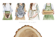 My garden. Watercolor set, an Illustration by Love Watercolor Store (Thumbnail 5 of 13)