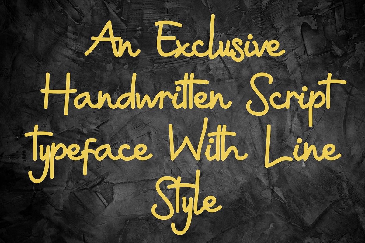 A Distraction: Handwritten Font, a Handwritten Font by PaperMoon (Photo 4 of 7)