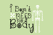 Spookerly Halloween Font, a Serif Font by Dancing with Ink (Thumbnail 13 of 25)