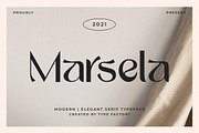 Marsela - Elegant Serif Font, a Serif Font by Typefactoryco (Thumbnail 1 of 8)