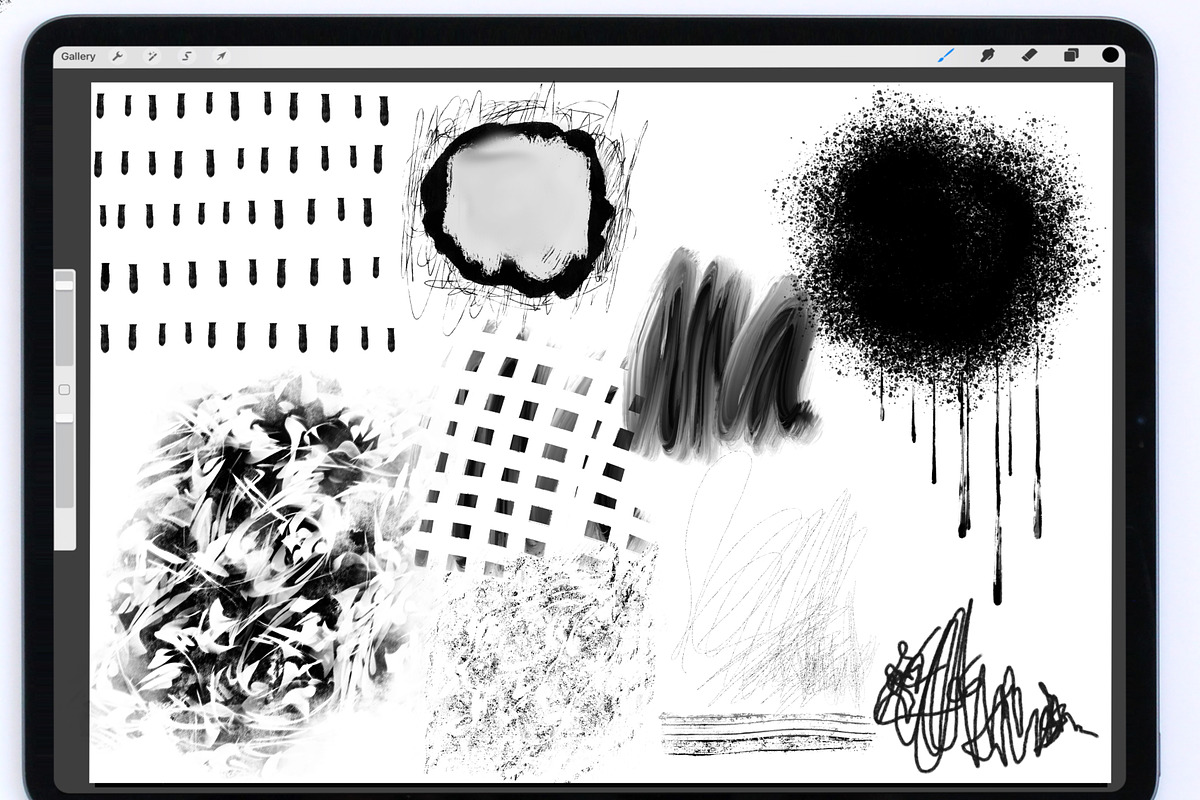 Procreate Brushes - Messy Details, a Brush Add-On by Li Zamperini (Photo 8 of 10)