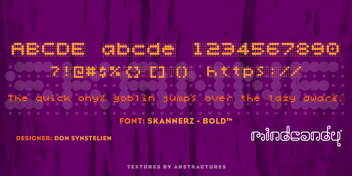 Skannerz™, a Font by MINDCANDY (Photo 2 of 3)