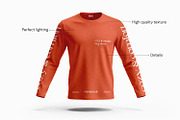 Long Sleeve T-Shirt Mockup, a Hoody Mockup by Ram Studio LLC (Thumbnail 7 of 12)