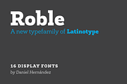 Roble, a Slab Serif Font by Latinotype (Thumbnail 1 of 6)