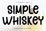 Simple Whiskey, a Script Font by FreshTypeINK (Thumbnail 1 of 8)
