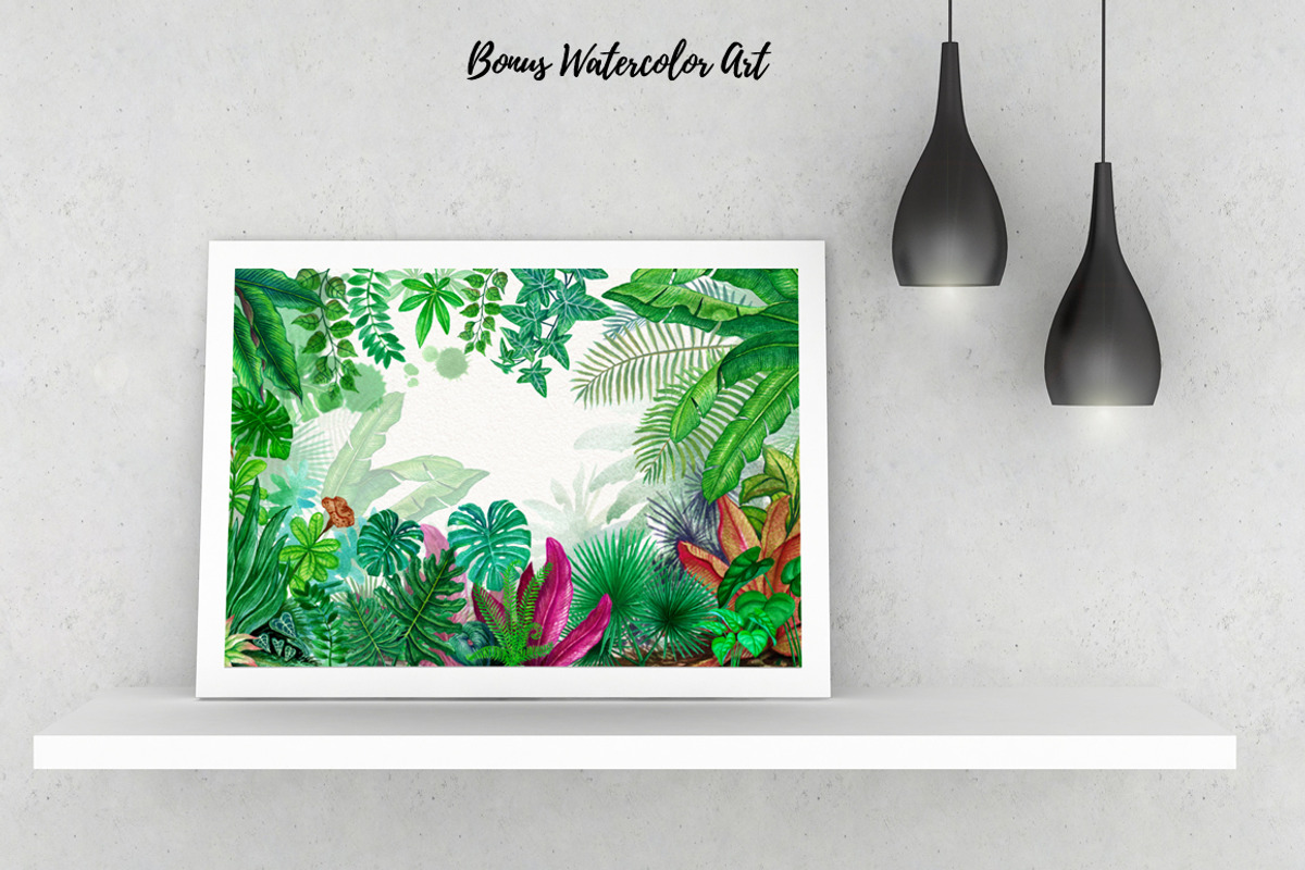 Tropical Leaves in the Jungle, an Illustration by Graphobia (Photo 8 of 9)