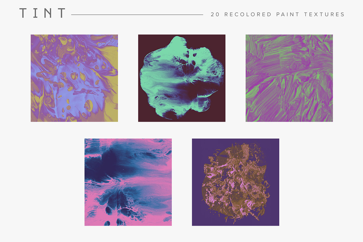 Tint: Recolored Paint Textures, a Texture Graphic by Chroma Supply