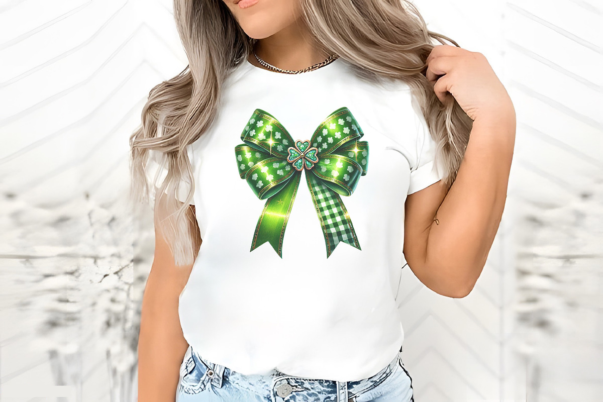 St Patrick's day bow sublimation, an Illustration by RobertsArt (Photo 4 of 7)