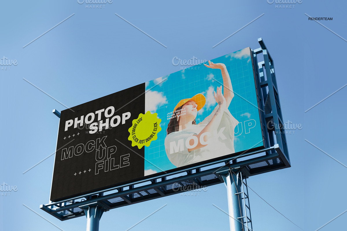 Posters and Billboard Mockup Set, an Advertising Mockup by Renderteam (Photo 11 of 12)