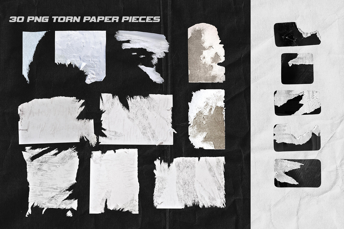 Grunge Artistic Toolkit Torn Paper, an Object Graphic by Marie T (Photo 6 of 19)