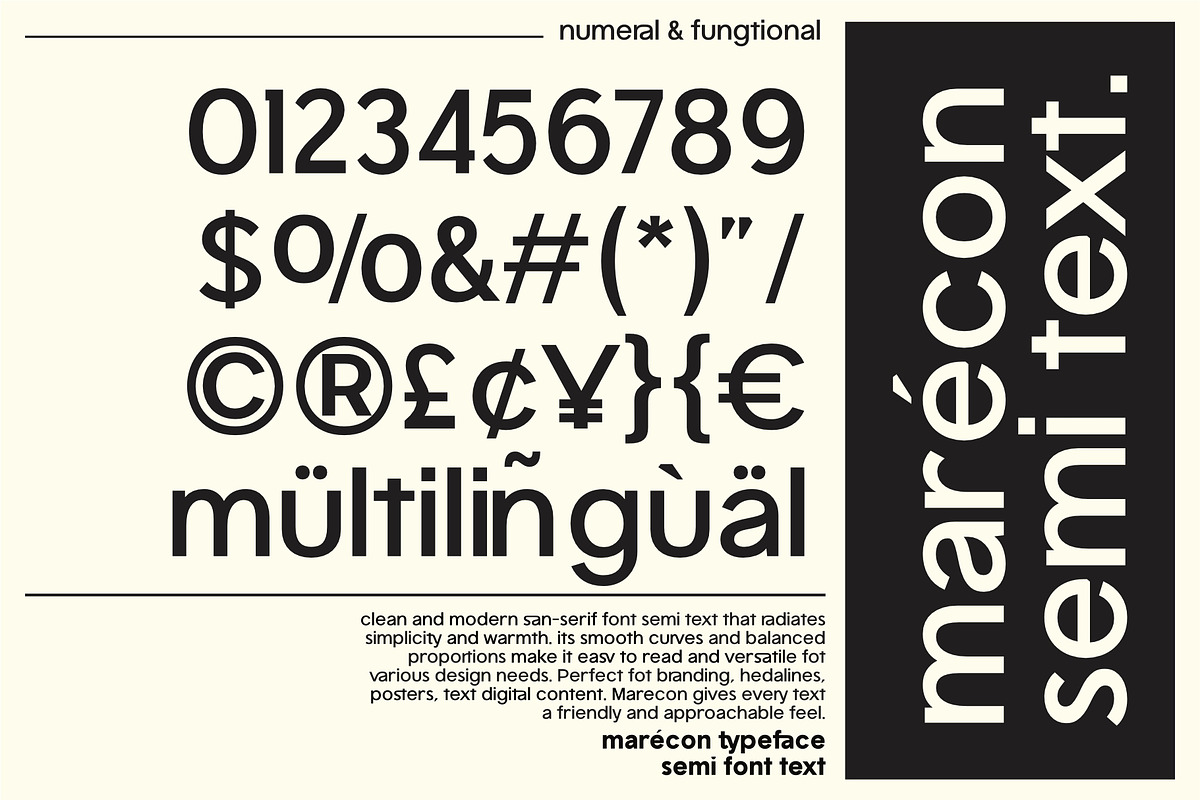 Marecon, a Sans Serif Font by ismanayuda (Photo 6 of 8)
