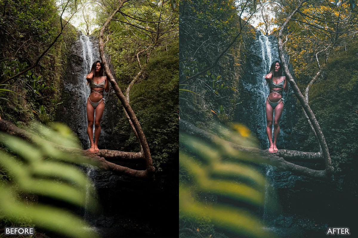 Moody Dark Green Lightroom Presets, a Preset Add-On by AAA Presets (Photo 10 of 19)
