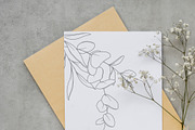 Eucalyptus Greenery Line Art, an Object Graphic by CaraulanStore (Thumbnail 6 of 7)
