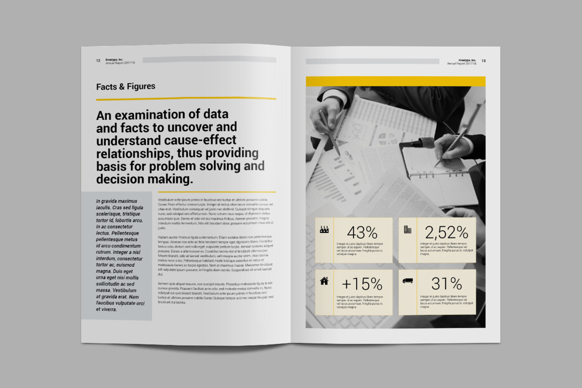 Kreatype Annual Report, a Brochure Template by Kreatype Studio (Photo 8 of 14)