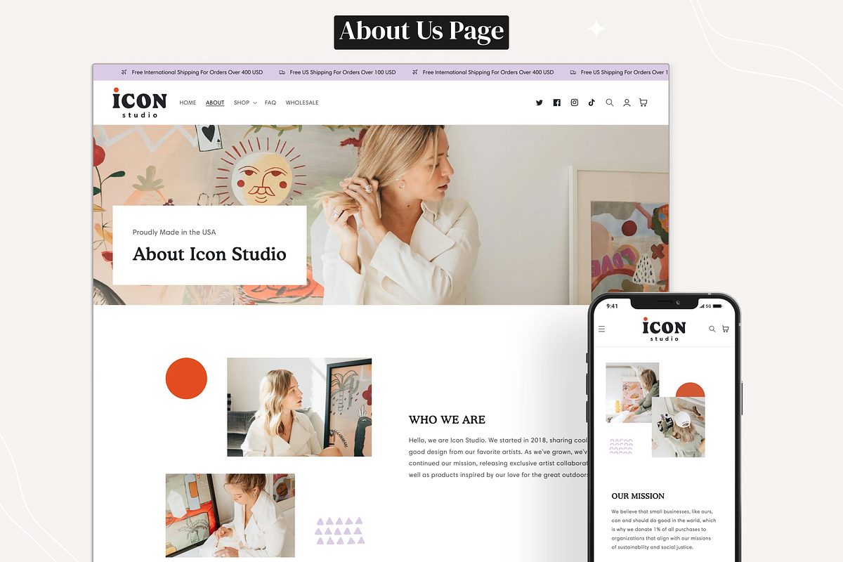 Icon - Retro Vibe Shopify Theme, a Shopify Template by InspiredTheme (Photo 3 of 9)