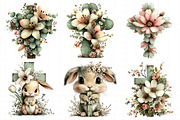 Easter Floral Cross Clipart, an Illustration by Daily.Designs (Thumbnail 5 of 8)