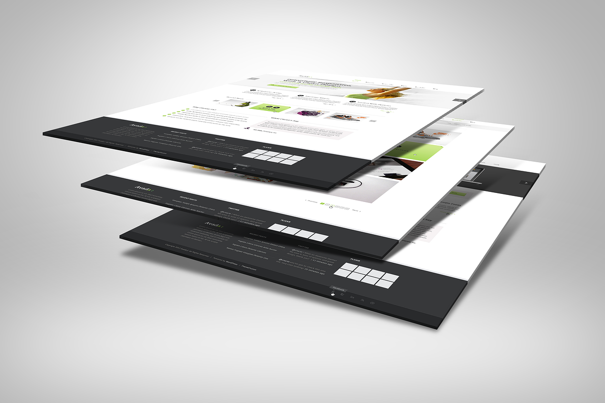 3D Web Presentation Mockup (V1), a Device Mockup by RgraphicsDesign (Photo 2 of 8)
