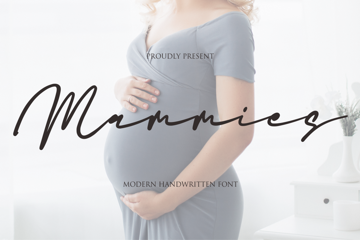 Mammies, a Handwritten Font by NJ Studio (Photo 1 of 6)