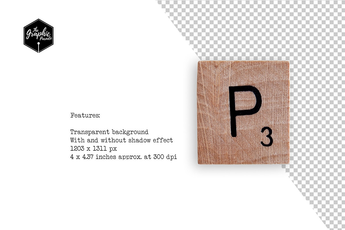 Wooden scrabble photo clipart, an Object Graphic by The Graphic Parade (Photo 2 of 6)