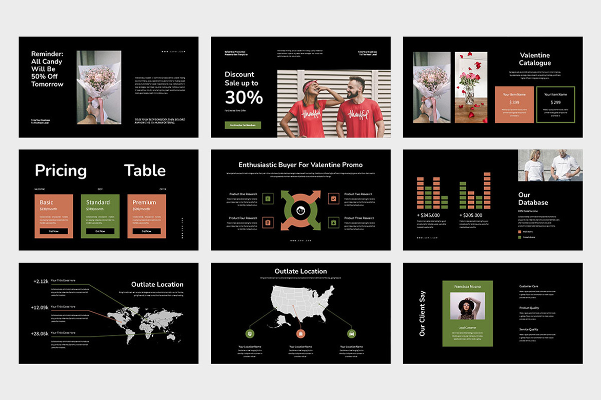 Coki : Valentine Google Slides, a Presentation Template by Punkl Camp (Photo 8 of 9)