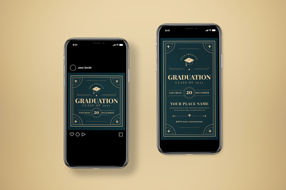 Graduation Flyer Set, a Flyer Template by graphicook