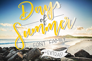 Days Of Summer Font Family