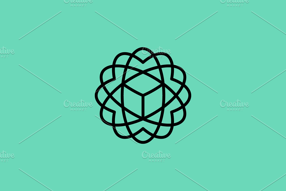 atomic cube innovation logo, a Branding & Logo Template by Rasagama Studio