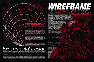 75 Wireframe Topo Elements Vectors