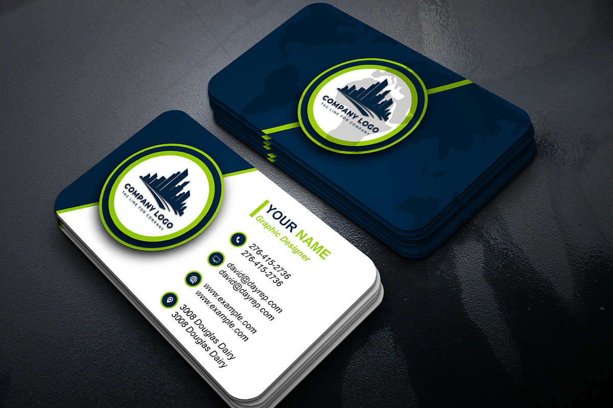Real Estate Card PSD