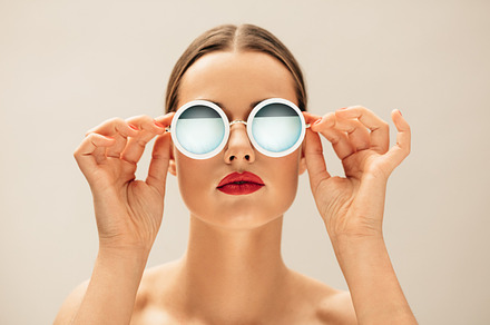 Beautiful woman in sunglasses featuring background, beautiful, and beauty, a Beauty & Fashion Photo by Jacob Lund