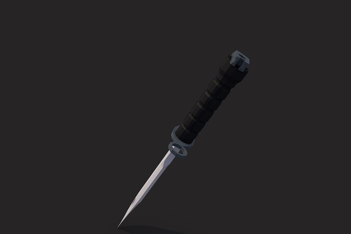Low Poly M9 Bayonet, an Object 3D Model by CreativeeArt (Photo 2 of 8)