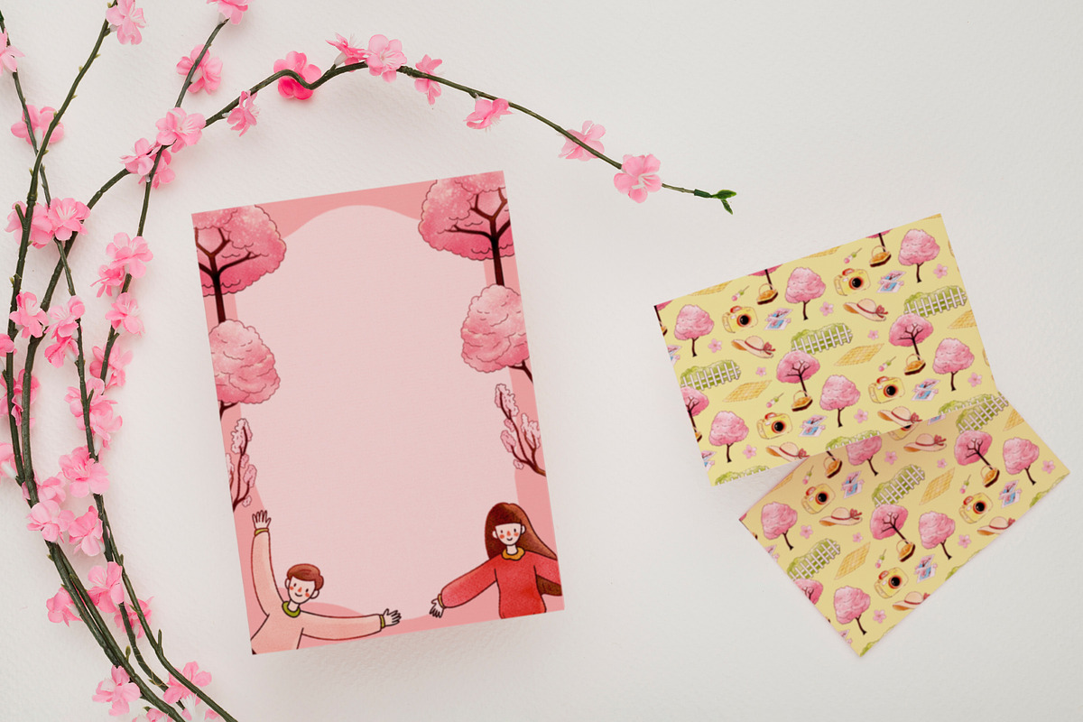 Hanami Moments – Watercolor, a Seasonal Illustration by CreativeValuation (Photo 10 of 12)
