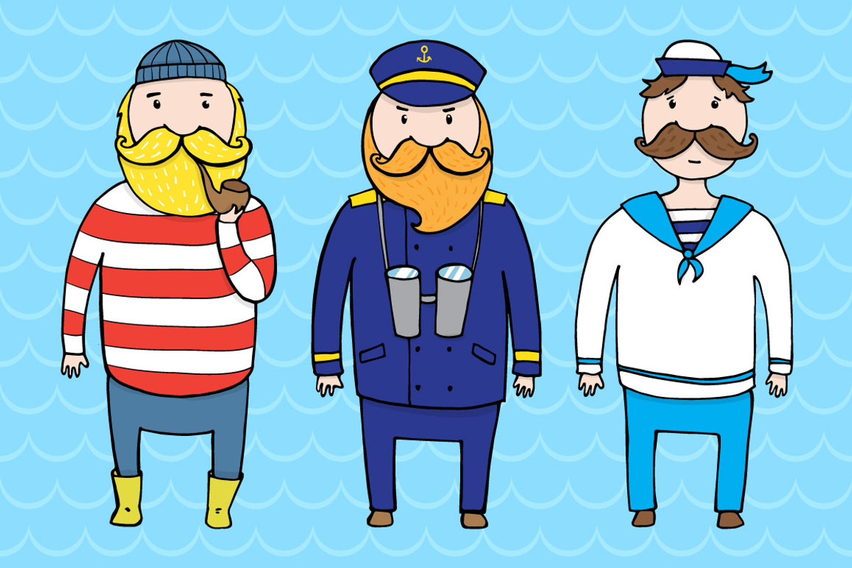 Sea and sailing patterns, a Pattern Graphic by merion_merion (Photo 5 of 5)