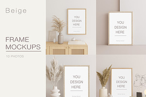 Frame Mockup Kit Beige