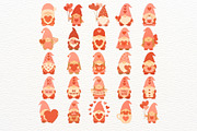 Valentine Gnome Clipart Set, a Seasonal Illustration by Nicolle's Colorful Art (Thumbnail 6 of 6)
