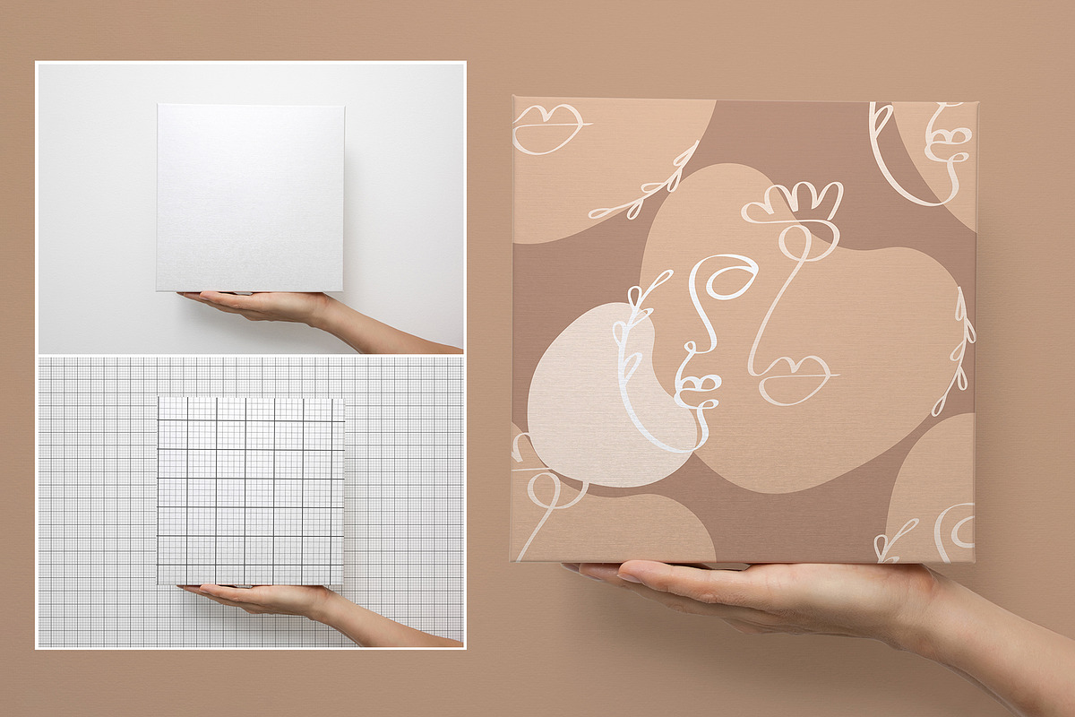 Gift Box Mockup | Wrapping | Layered, a Product Mockup by bazarova (Photo 4 of 12)