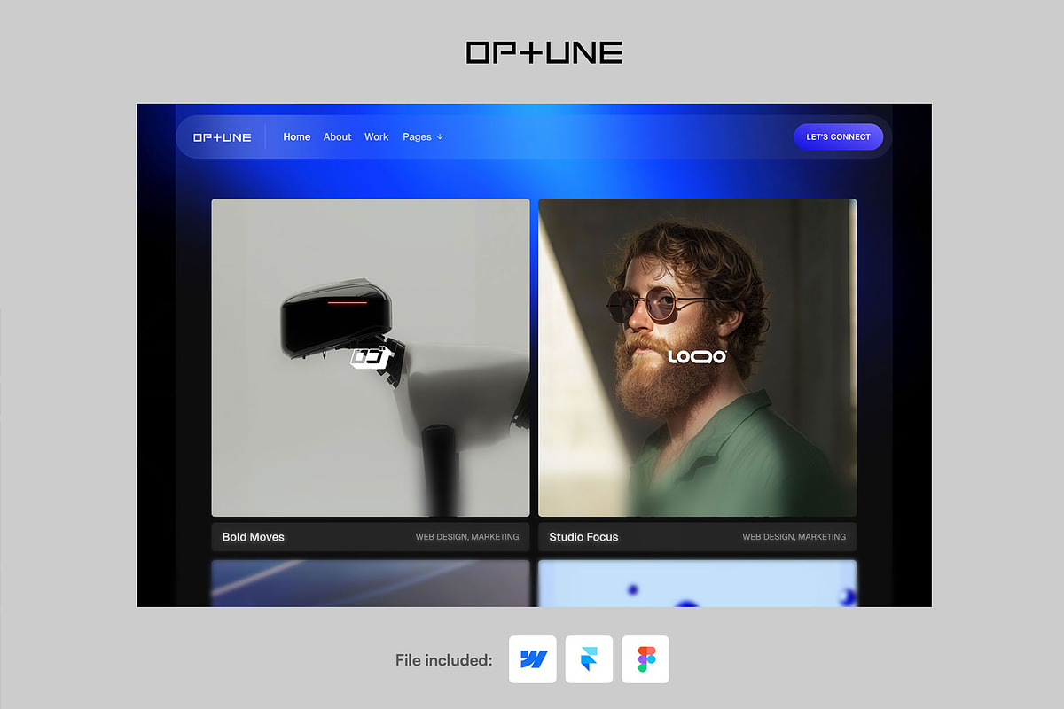 Optune - Webflow & Framer Template preview 4