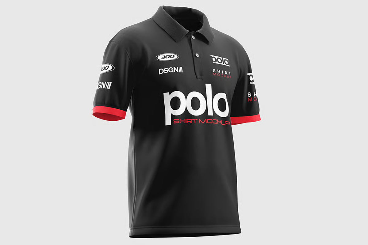 Polo Shirt Mockup - Front & Back, a Shirt Mockup by graphicsauce (Photo 3 of 4)